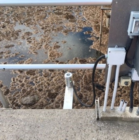 wastewater sedimentation tank radar level sensor
