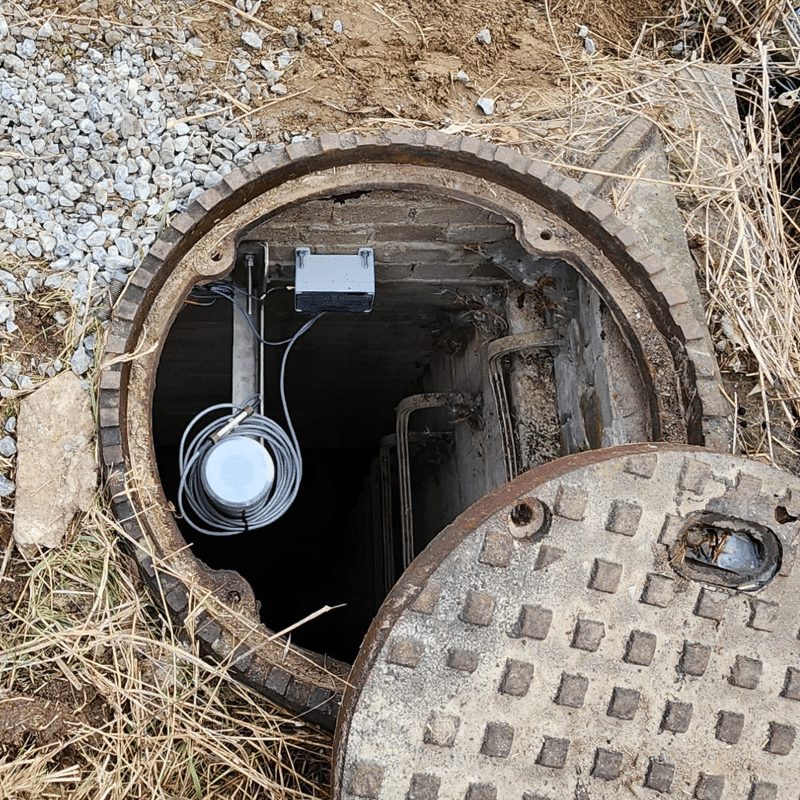 remote manhole water level monitoring